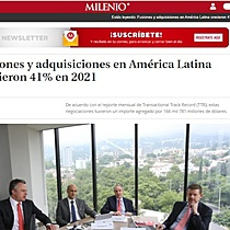 Fusiones y adquisiciones en Amrica Latina crecieron 41% en 2021